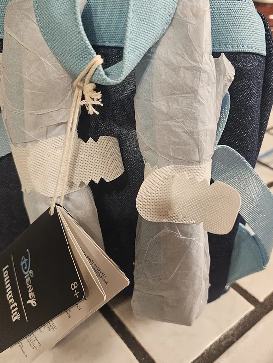 Disney Loungefly Stitch Embroidered Mini Backpack - Navy & Teal - Picture 4 of 5